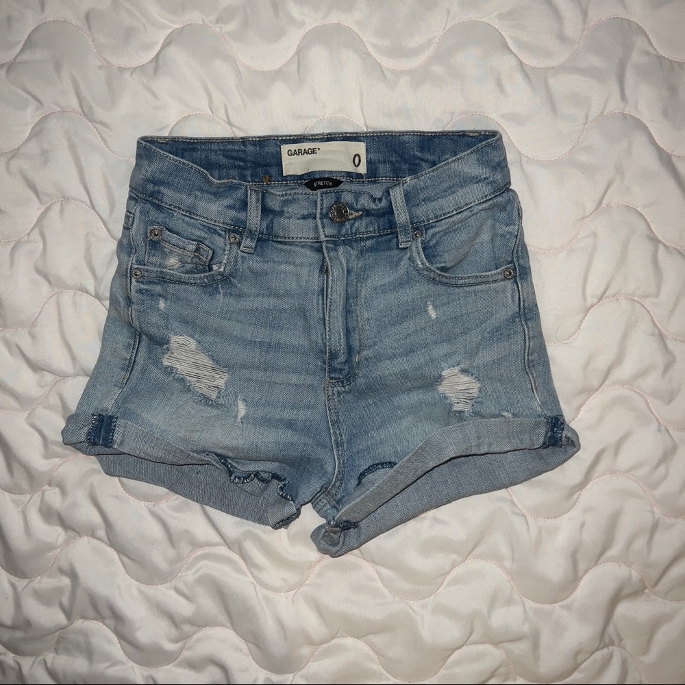Denim Garage Shorts